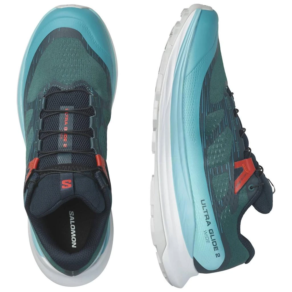 Salomon Men's Ultra Glide 2 Trail Running Shoes In Atlantic Deep/blue Radiance/fiery Red 3