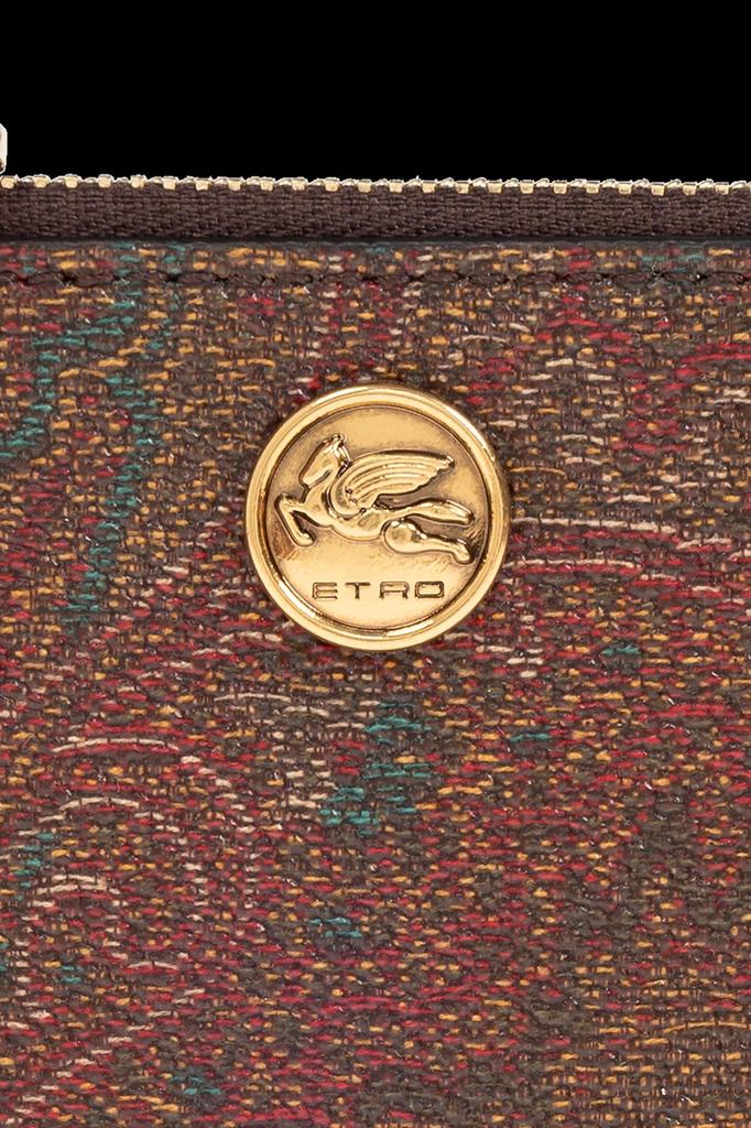 【Etro】Pegaso Card Case ETRO Etro Pegaso Plaque Card Holder - Bags - Free Shipping