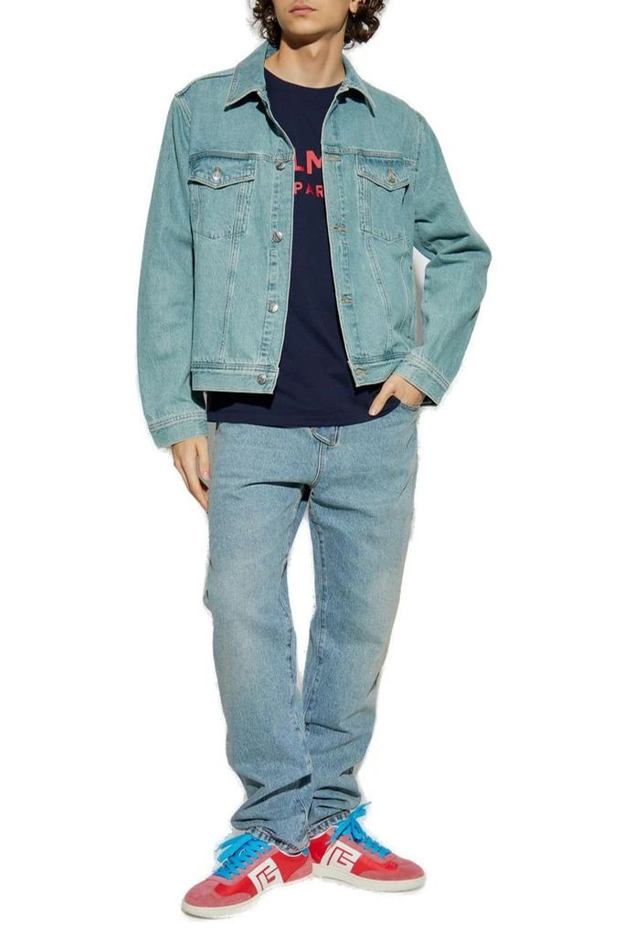 Balmain Balmain Straight-Leg Belt-Looped Jeans 4