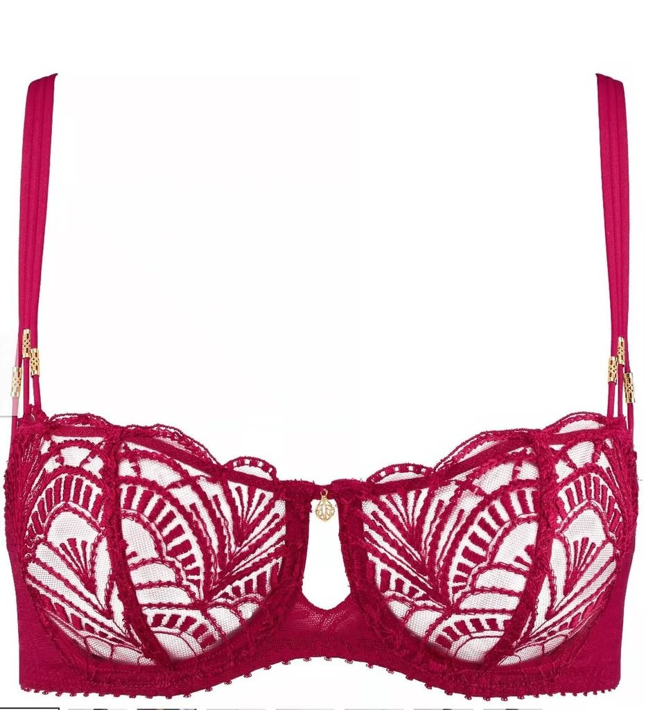 Aubade Vibes Half Cup Balconette Bra In Love Potion Red 3