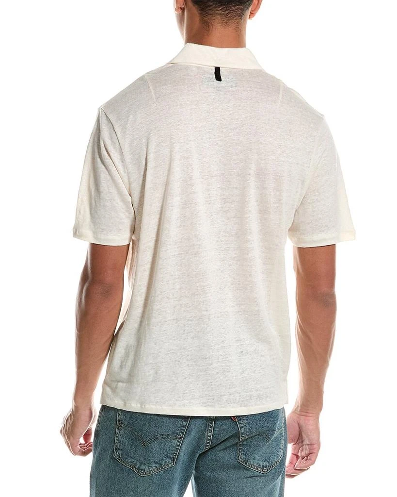 Rag & Bone Classic Linen Polo Shirt 2