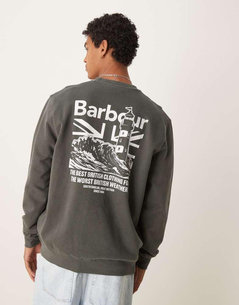 【THE NORTH FACE】 Mountain Outline back print sweatshirt The North Face The North Face Mountain Outline back print