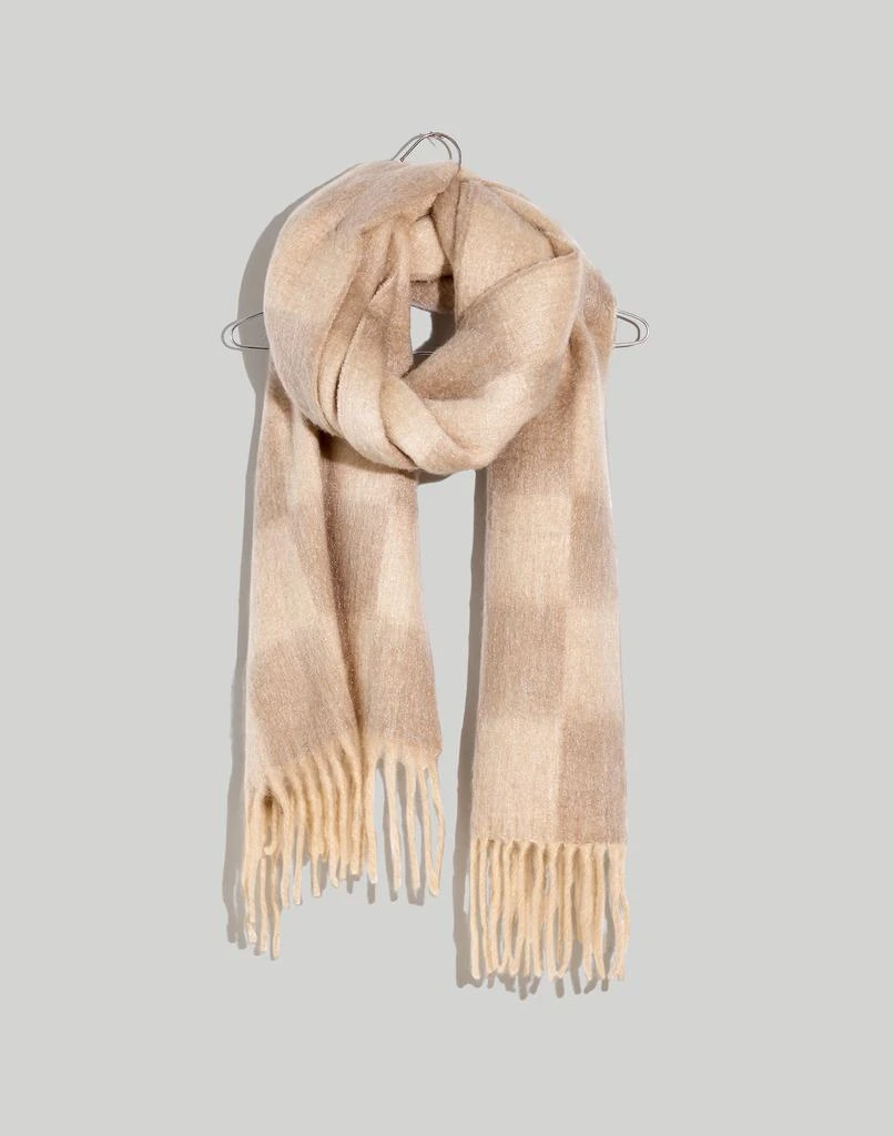 Madewell Brushed Pastel Plaid Scarf 1