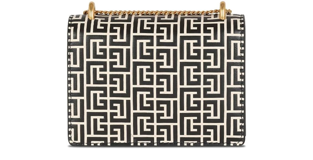 Balmain Coin card holder in Balmain Monogram leather 3