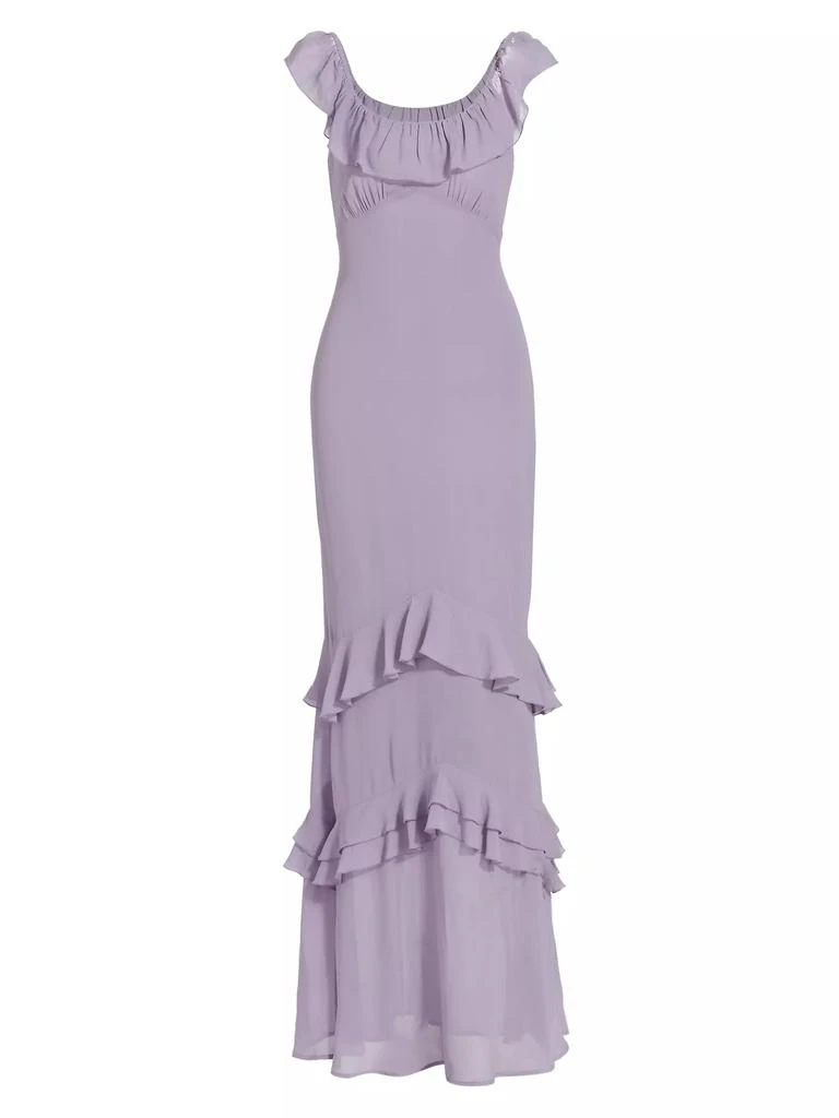 Reformation Tripoli Ruffled Maxi Dress 1