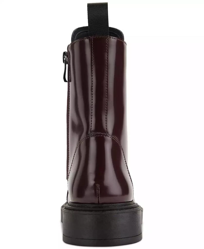 DKNY Women's Malaya Lace-Up Combat Booties 3