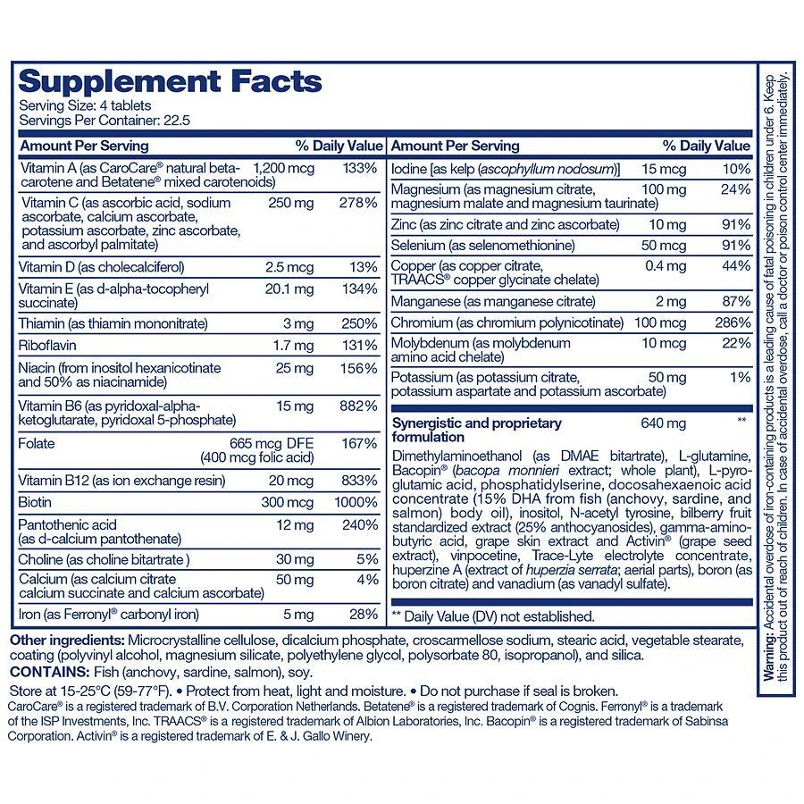 Focus Factor Brain Health Supplement for Brain Performance 2