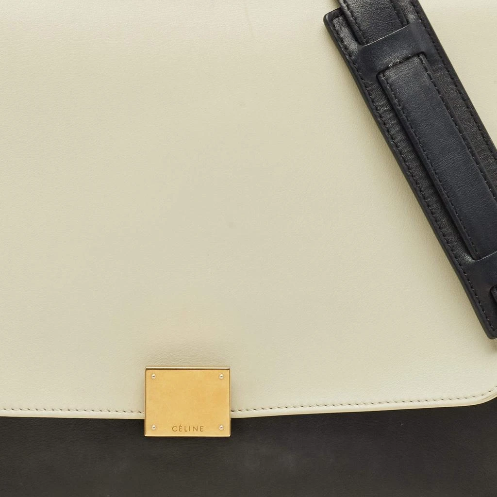 Celine Celine Tri Color Leather and Canvas Medium Trapeze Bag 5