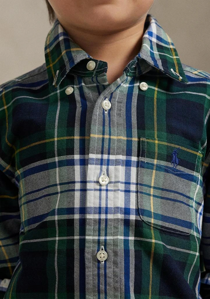 Ralph Lauren Boys 4-7 Plaid Cotton Oxford Shirt 2