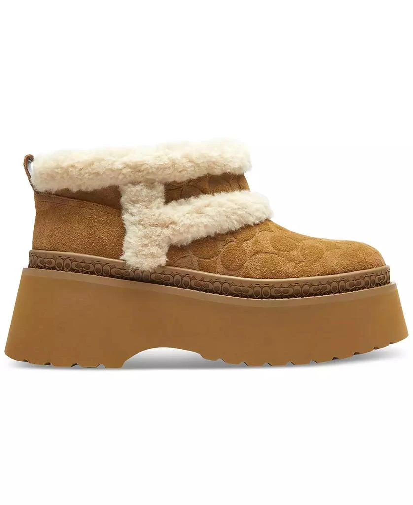 Coach Christina Signature Shearling Booties 2