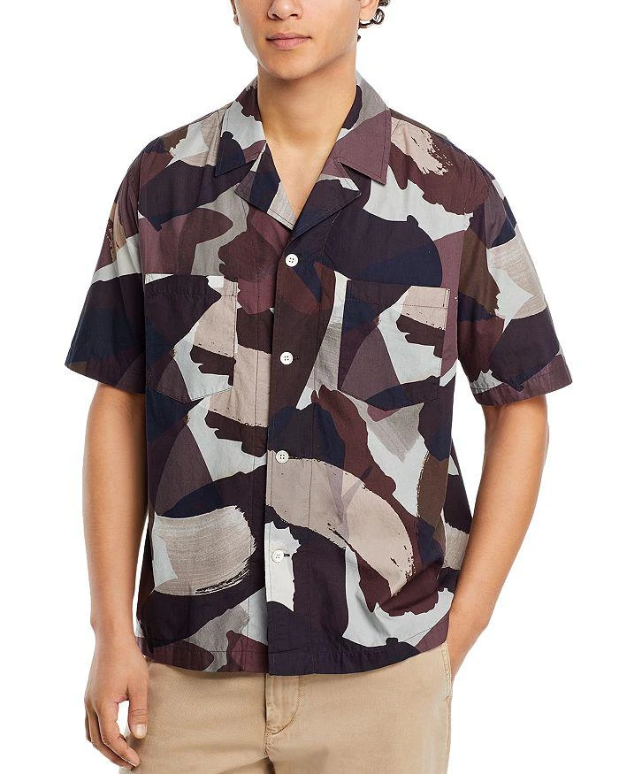 Norse Projects Printed Short Sleeve Button Front Camp Shirt 1