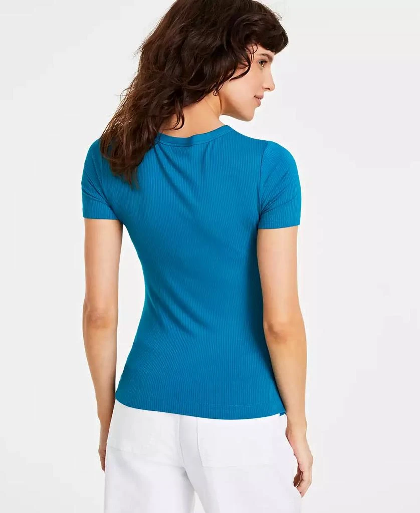 On 34th Women’s Ribbed T-Shirt, Created for Macy’s 4