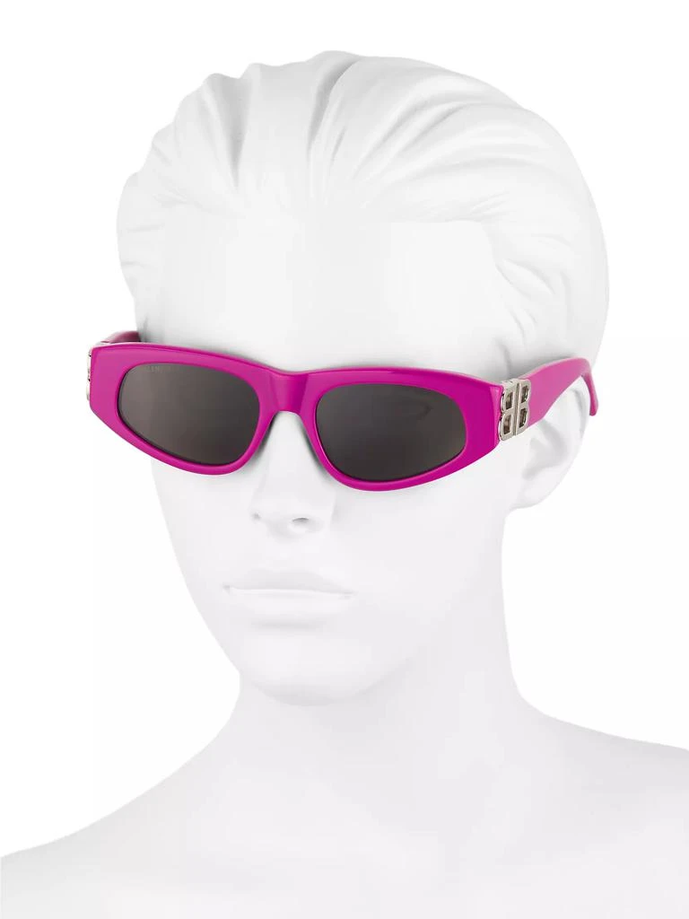 Balenciaga 53MM Narrow Sunglasses 4