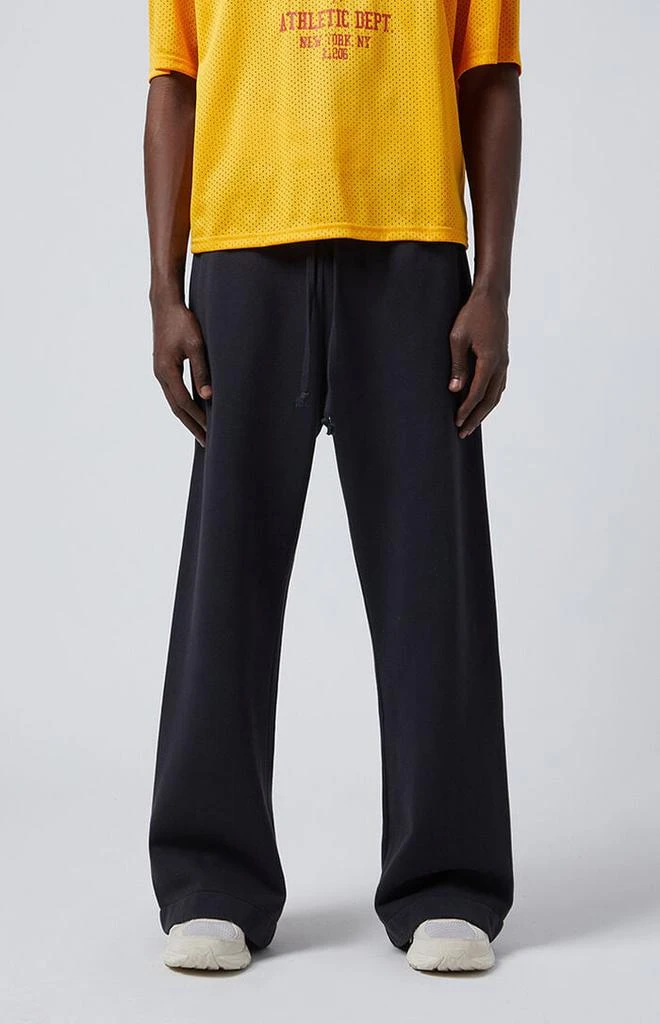PacSun Black Wash Baggy Sweatpants 1