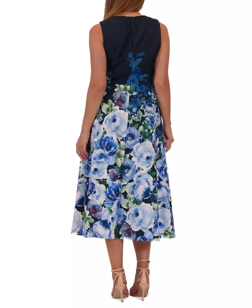 Donna Ricco Women's Floral-Print A-Line Dress 3
