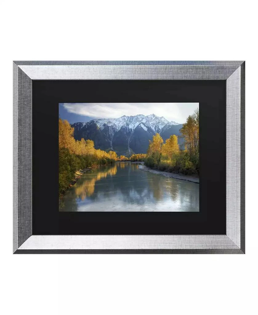 Trademark Global Pierre Leclerc Autumn River Matted Framed Art - 27" x 33"