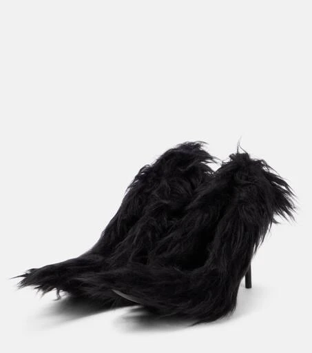 Balenciaga Flex Fur 110 faux fur pumps 5