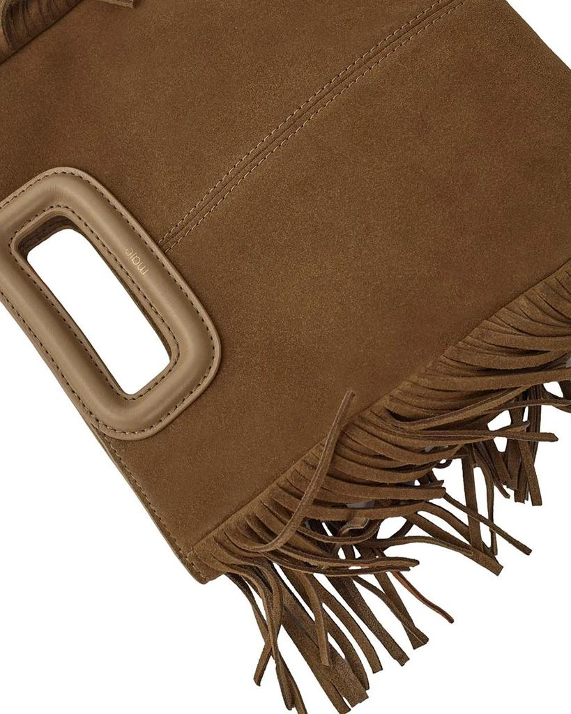 Maje M Suede Fringe Bag 4