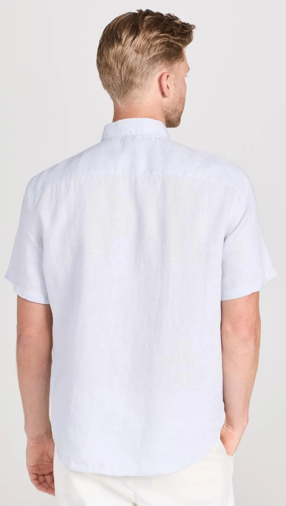 Club Monaco Short Sleeve Slim Linen Shirt 2