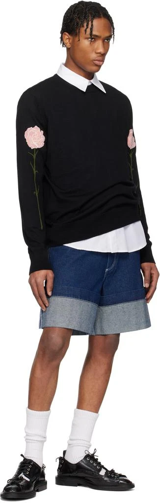 Simone Rocha Black Carnation Sweater 5