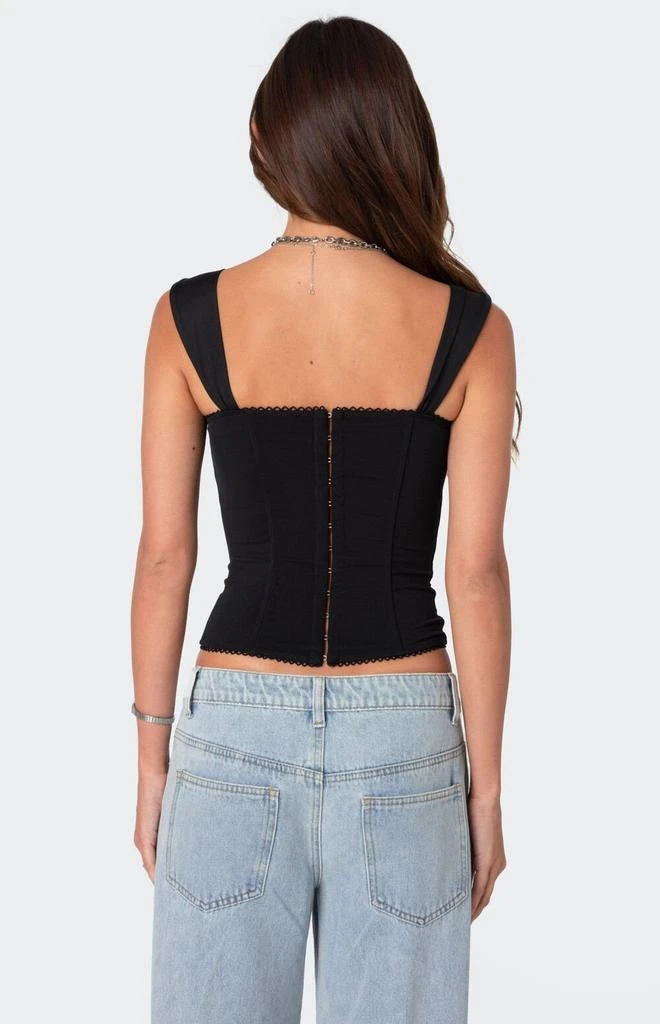 Edikted Marcella Wide Strap Mesh Corset 5