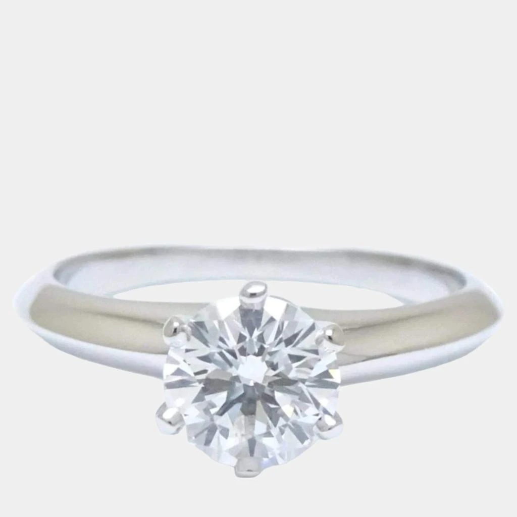 Tiffany & Co. Tiffany & Co. Platinum 0.60ct Single Diamond Solitaire Ring US9