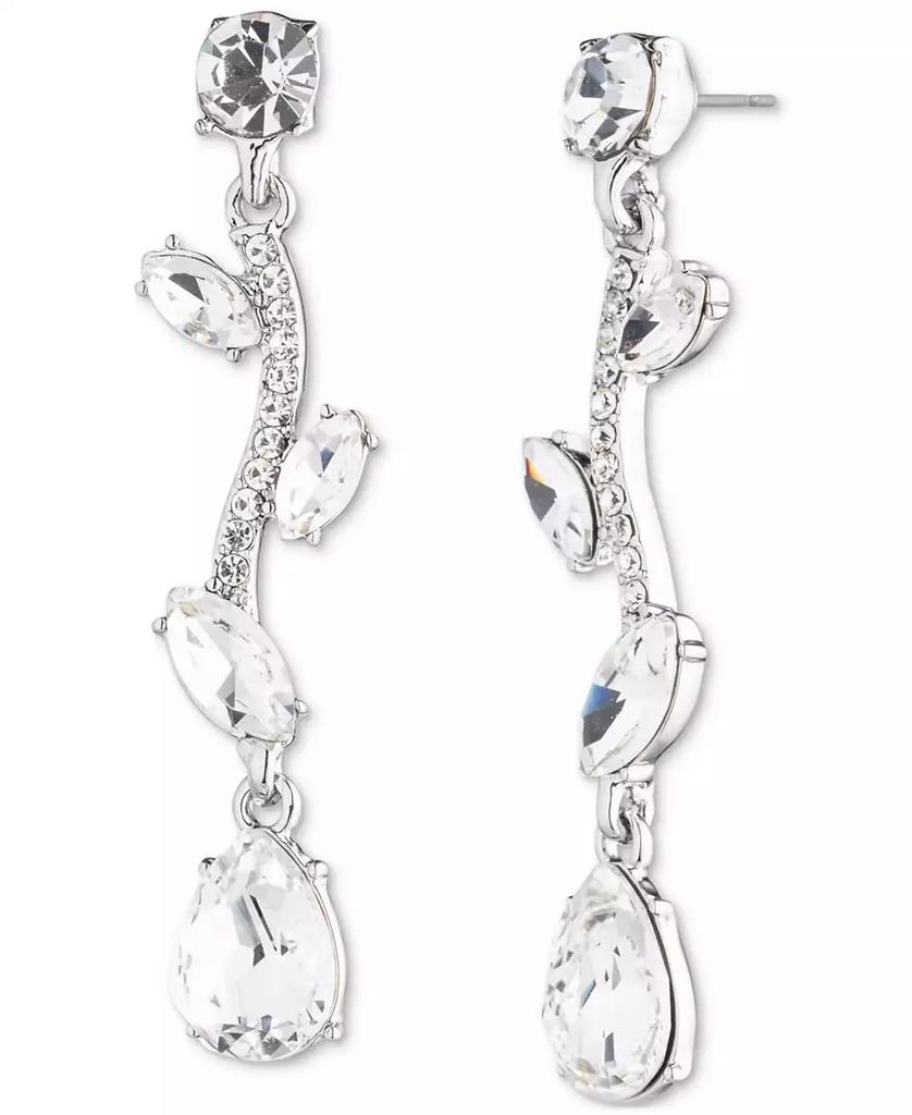 GIVENCHY ジバンシー Crystal Graduated Linear Drop ピアス Givenchy Cubic Zirconia Linear Drop Earrings Dangling