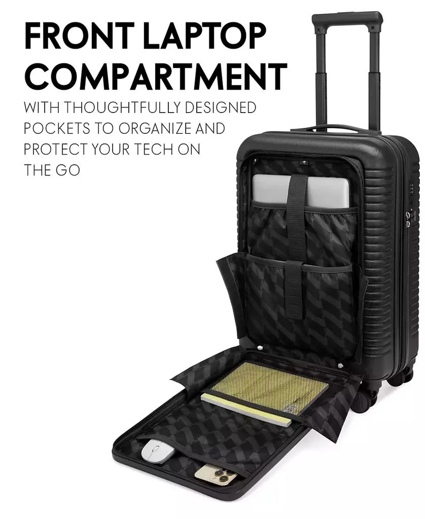 ELLE Escape 22.5" Expandable Carry-On Suitcase with Front Laptop Pocket 6