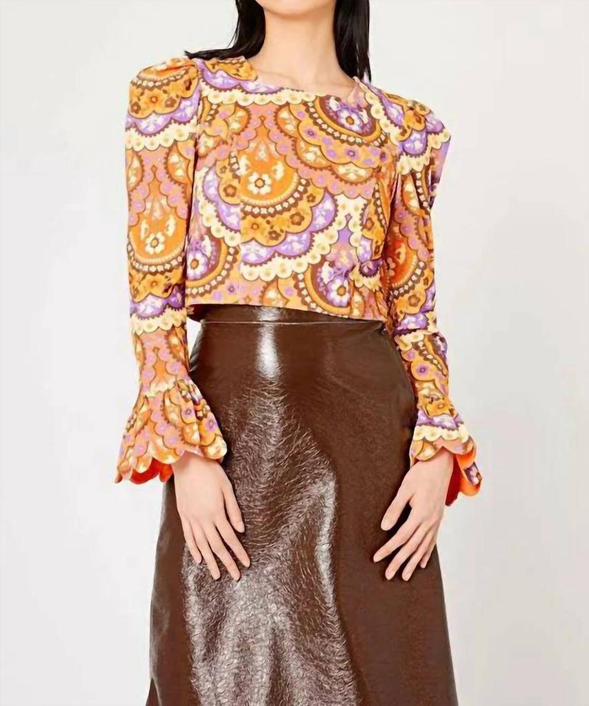 Manoush Manoush - Printed Cropped Blouse