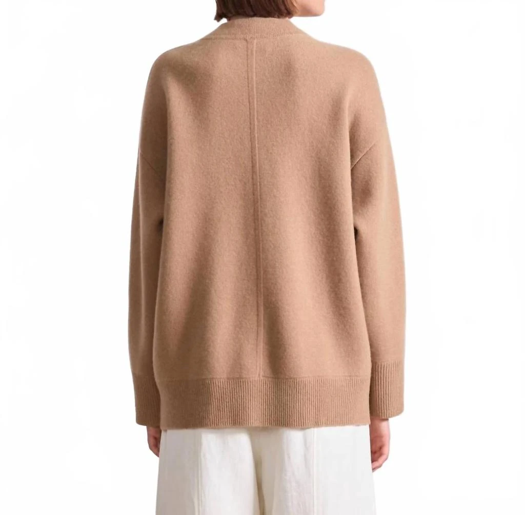 Apiece Apart Medina Wool Cardigan In Camel 2