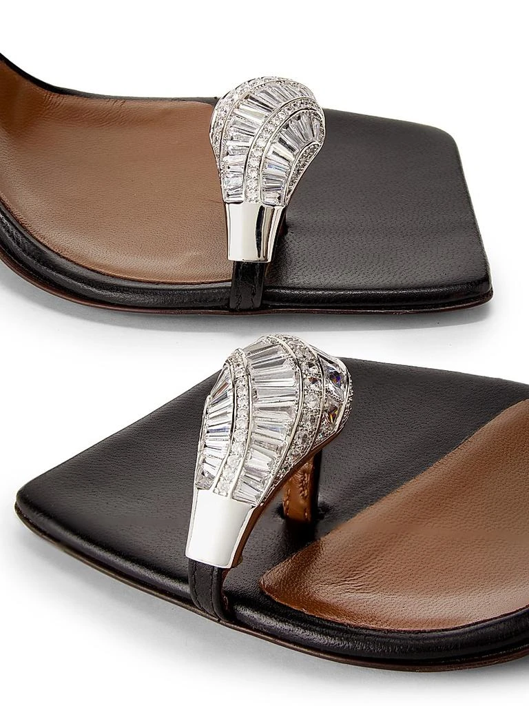 Giuseppe Zanotti 30th Anniversary 90MM Leather Toe Ring Sandals 5