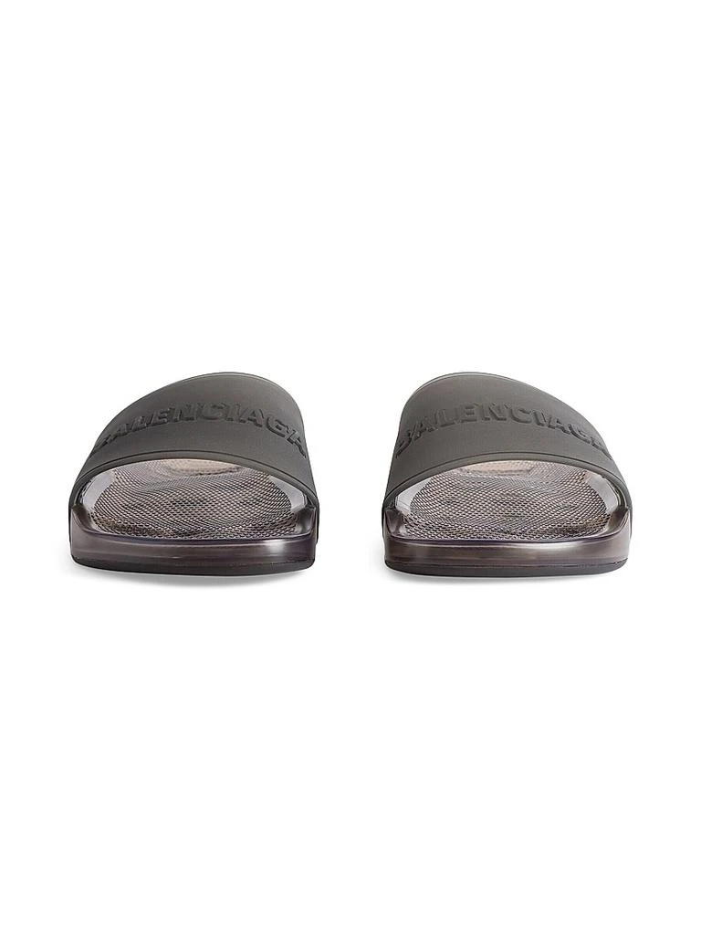 Balenciaga Pool Transparent Slide Sandals 3