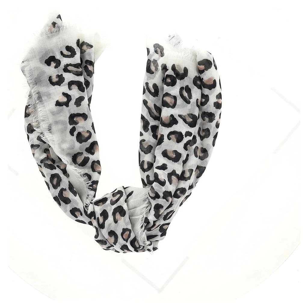 Alaïa Printed Scarf in Animal Print Cashmere 6