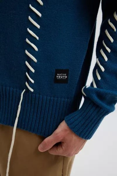 Native Youth Native Youth Lance Stitched Cardigan 4