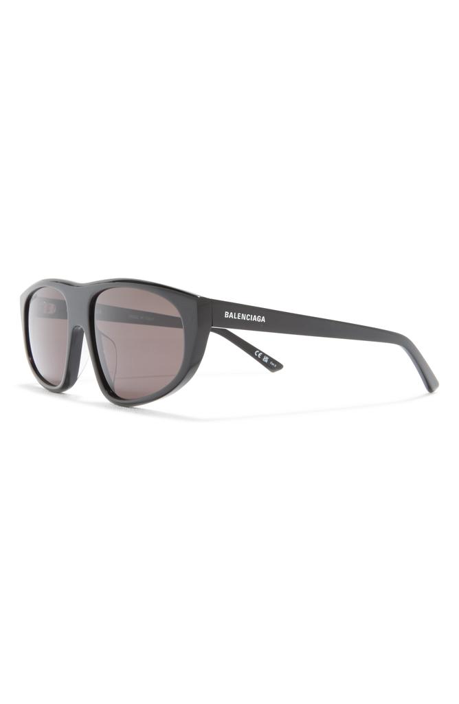 Balenciaga 60mm Rectangular Sunglasses