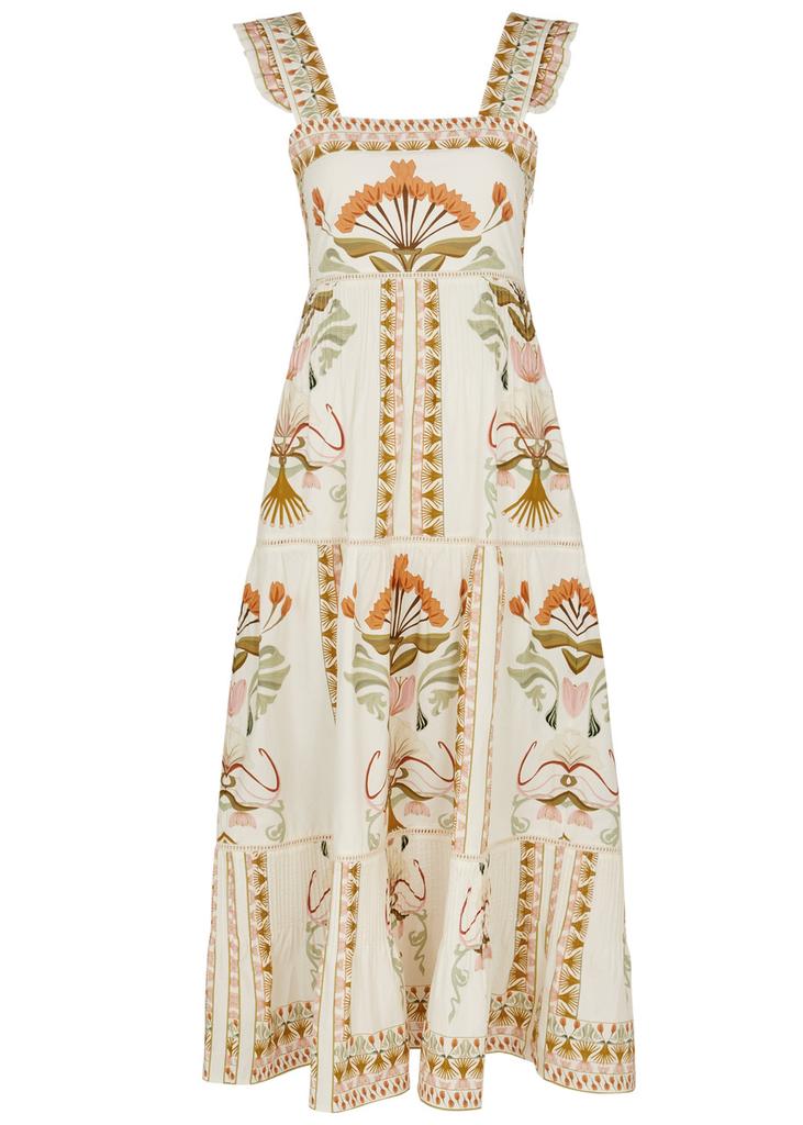 LUG VON SIGA Sybill printed cotton midi dress