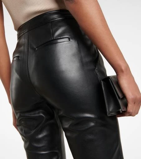 Jonathan Simkhai Baxter high-rise faux leather pants 6