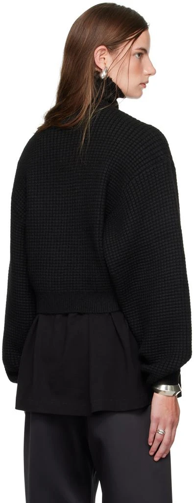 Essentials Black Cropped Turtleneck 3