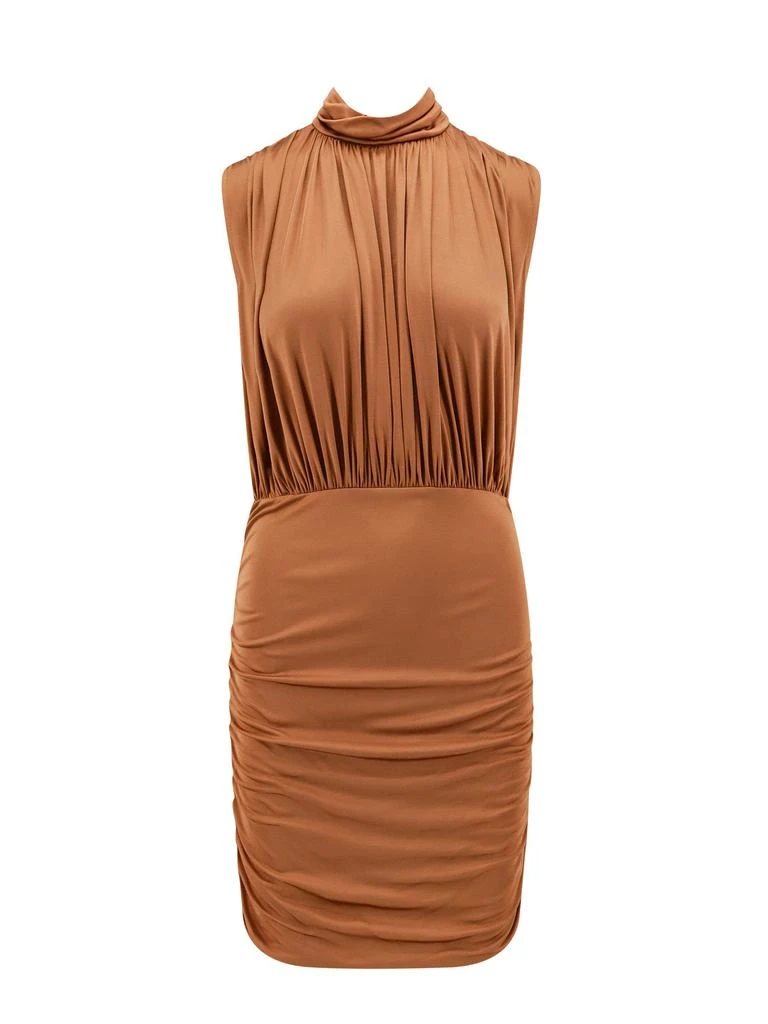 Semicouture Viscose draped dress 1