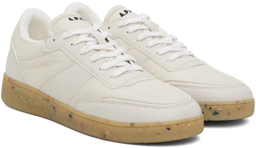 A.P.C. Beige Plain Sneakers 4