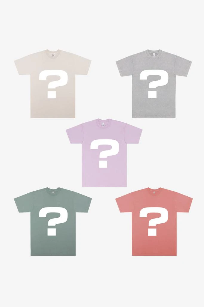 Los Angeles Apparel The 1801 - 6.5oz Garment Dye Crew Neck T-Shirt (Imperfect) 3