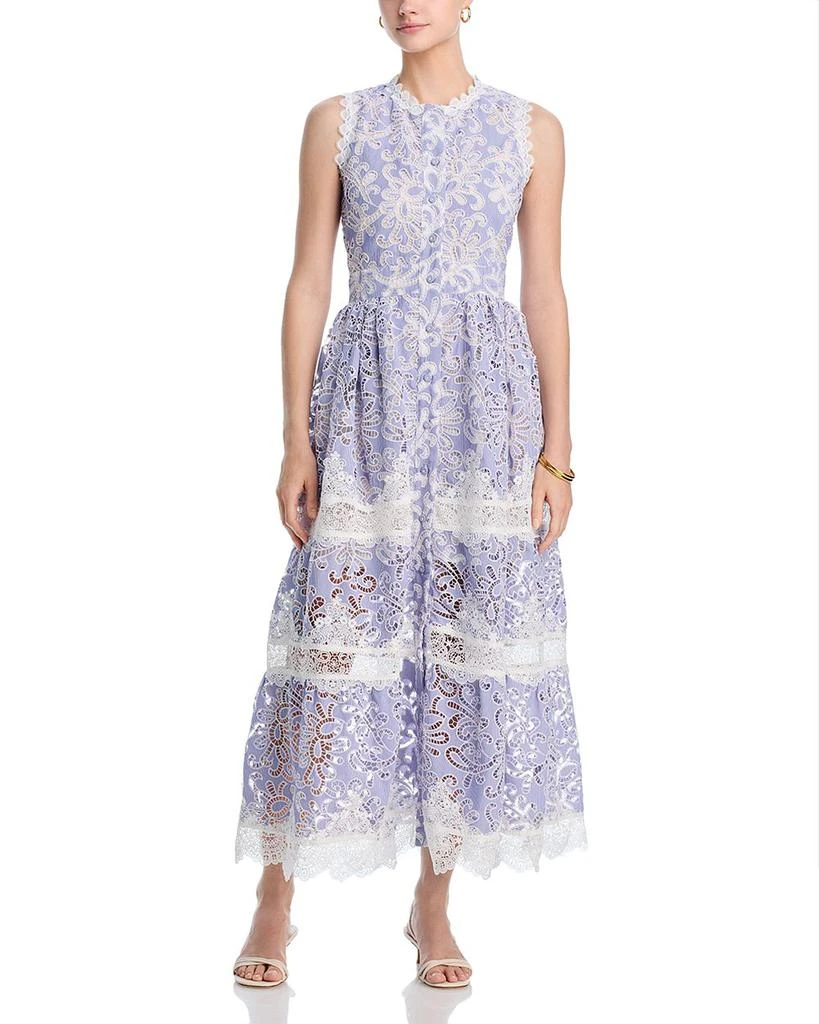 Waimari Gaia Eyelet Embroidered Dress 1