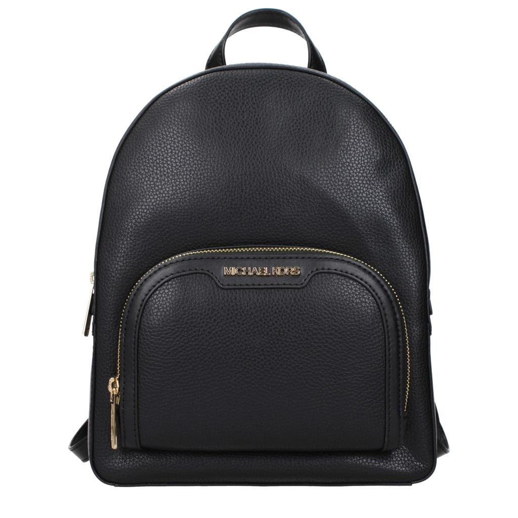 Michael Kors Michael Kors Black Leather Backpack