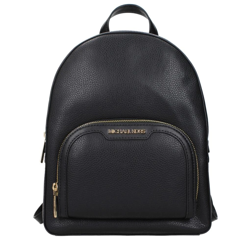 Michael Kors Michael Kors Black Leather Backpack 1