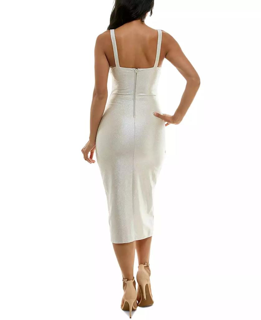 Emerald Sundae Juniors' Glittered Bodycon Dress