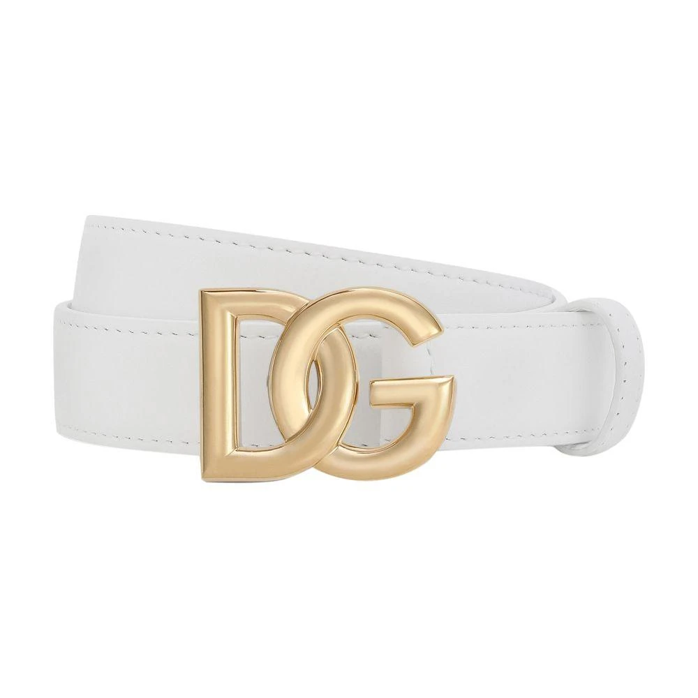 Dolce & Gabbana Calfskin belt with DG logo 7