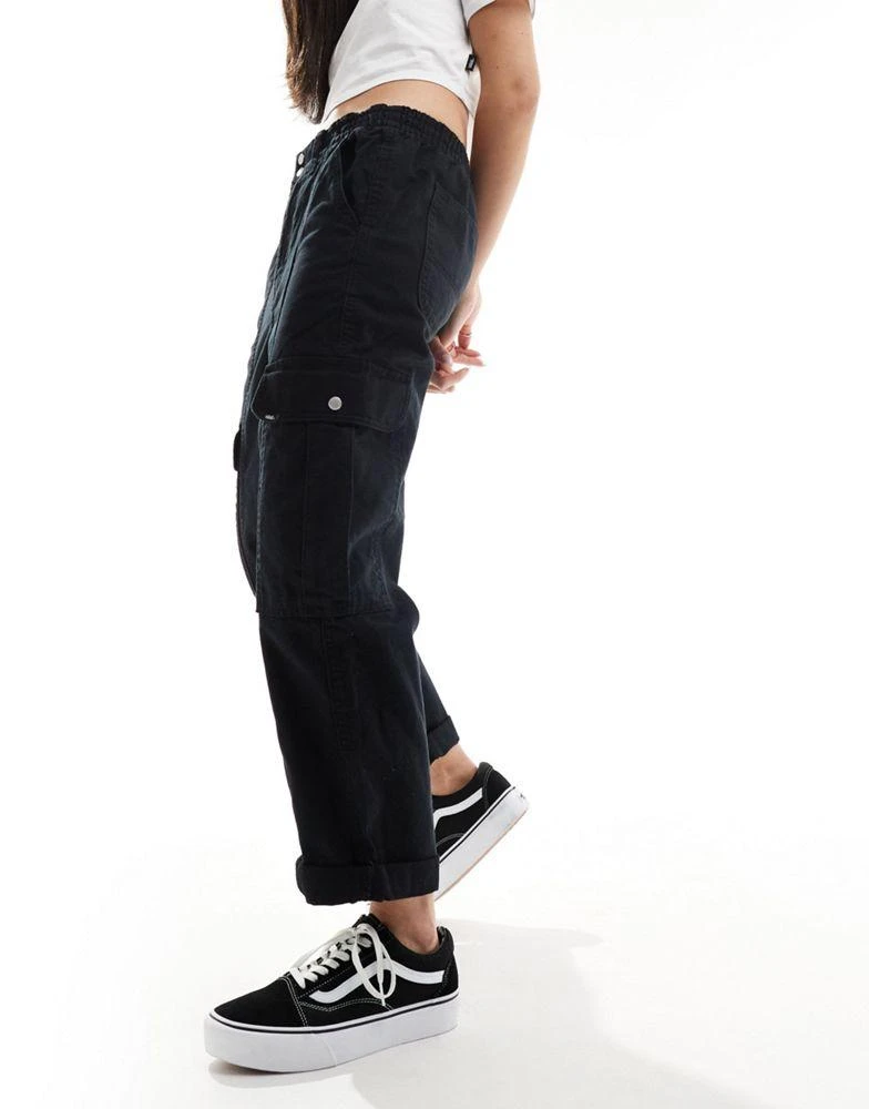 Vans Vans sidewalk trousers with pocket detailing in black 4