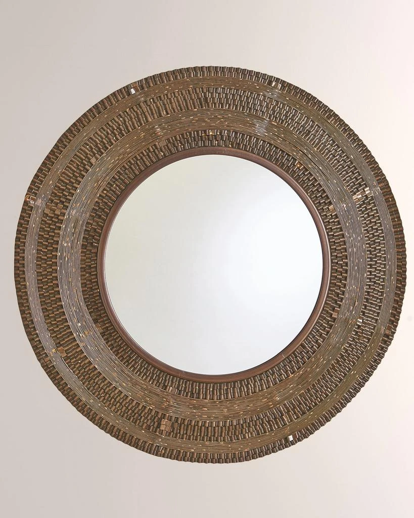 William D Scott Round Ripple Mirror 1