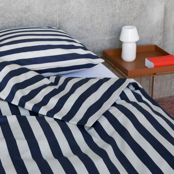 The Hut HAY Été Duvet Cover - Midnight Blue & Grey 2