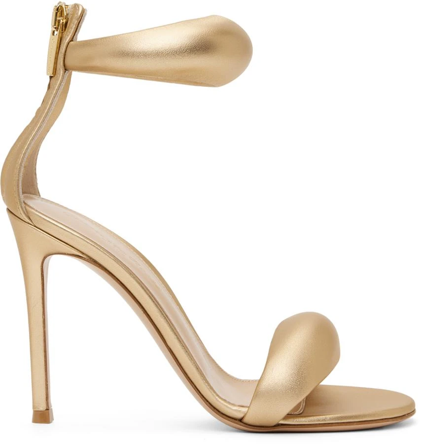 Gianvito Rossi Gold Bijoux Heeled Sandals 1